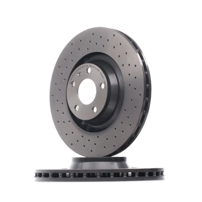 Abbildung von BREMBO XTRA LINE 09.8841.3X Bremsscheibe 347 30 5 gelocht/innenbel. beschichtet hochgekohlt mit Schrauben AUDI: A6 C6 Avant, Saloon