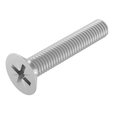 Abbildung von SECCARO Senkschraube M6 x 35 mm, Edelstahl V2A VA A2, DIN 965, Kreuzschlitz/PZ, Vollgewinde, 20 Stück