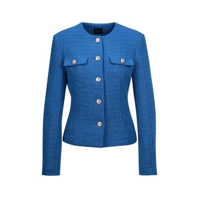 Abbildung von Madeleine Couturiger MIT KNÖPFEN Blazer, Damen, Größe: 38, Royal blue