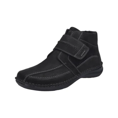 Abbildung von Josef Seibel Herren Klassische Stiefeletten New Anvers 95,Weite K (Extra weit),Wechselfußbett,Boots,Stiefel,Bootee,schwarz / PL10 100,41 EU