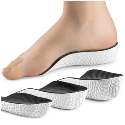 Abbildung von SULPO Schuheinlagen Erhöhung Höhe Einlagen Schuhe Herren zur Fersenerhöhung Fersenkissen Height Increase Insoles Heel Pads Fersenkeil Anti Rutsch 2,5cm
