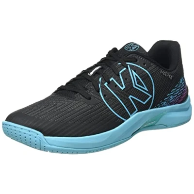 Abbildung von Kempa Herren Attack Two 2.0 Handballschuh, Schwarz/Aqua, 42.5 EU