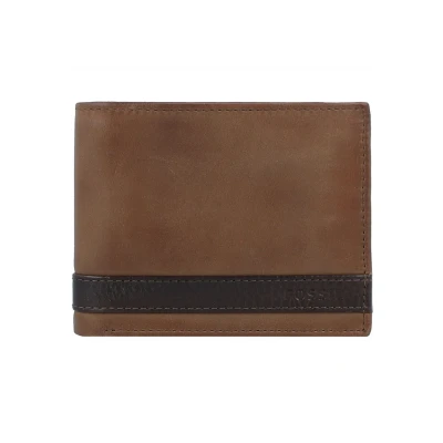 Abbildung von Fossil Quinn Geldbörse, Herren, Größe: One Size, Braun