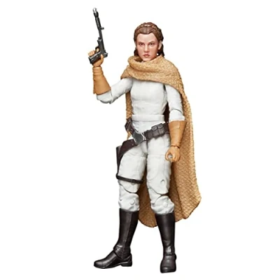 Abbildung von Hasbro Star Wars Prinzessin Leia Organa Figur Black Series Archiv 15 cm, F5587