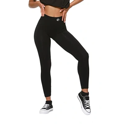 Abbildung von STARK SOUL Ribbed Leggings für Damen, Blickdicht, Fittness Schwarz Größe: XS S