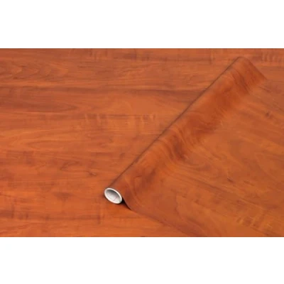 Abbildung von d c fix Möbel Klebefolie Calvados Holz Optik 45 cm x 2 m Möbelfolie selbstklebende Deko Folie Küche Tisch Schrank Fensterbank Küchenfronten Schrankfolie Tischfolie Holzfolie Kirschbaum rot