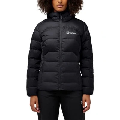 Abbildung von Jack Wolfskin Ather Hoody Daunenjacke, Damen, Größe: XL, Black