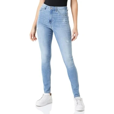 Abbildung von ONLY Damen ONLROSE HW Skinny DNM GUA NOOS Jeans, Light Blue Denim, 34W / 32L