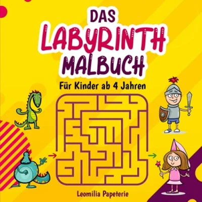 Abbildung von DAS LABYRINTH MALBUCH: Für Kinder ab 4 Jahren