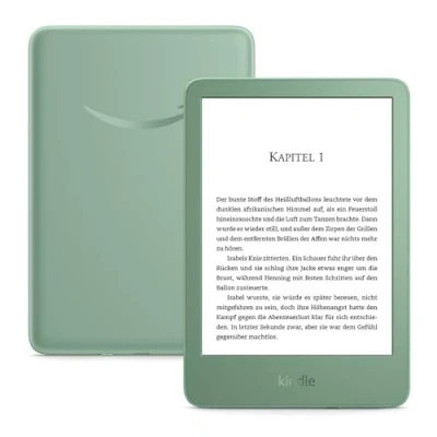 Abbildung von Der neue Amazon Kindle (16 GB) leichteste und kompakteste Kindle, mit blendfreiem Bildschirm, schnellerem Umblättern, anpassbarem Frontlicht langer Akkulaufzeit ohne Werbung matchagrün