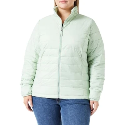 Abbildung von Amazon Essentials Damen Leichte, langärmelige, Wasserabweisende, packbare Pufferjacke (in Übergröße erhältlich), Salbeigrün, XL