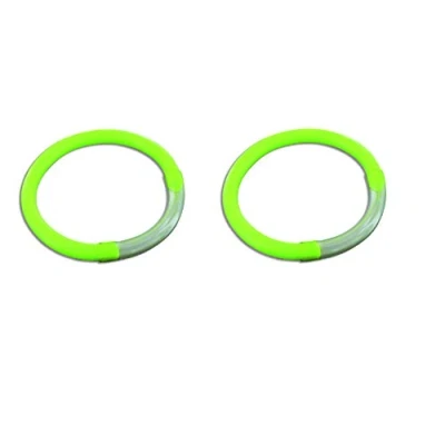 Abbildung von blntackle76 Set: 2 Stück Bissanzeiger Ring Gelb von Jenzi +gratis Petri Heil Aufkleber