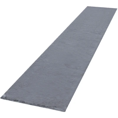Abbildung von Paco Home Läufer »Rabbit 780«, rechteckig, 26 mm Höhe, Kunstfell, Kaninchenfell Haptik, ein echter Kuschelteppich, Uni Farben
