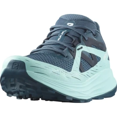 Abbildung von Salomon Ultra FLOW GTX Laufschuh Trail, Damen, Größe: 36 2/3, Deep dive/tanager turquoise/carbon Schuhe