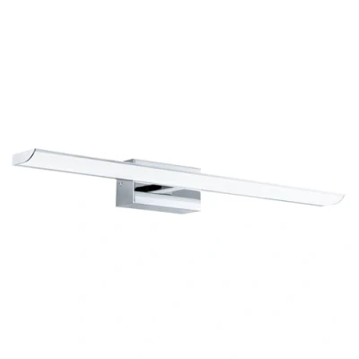 Abbildung von Eglo 900019 LED Spiegelleuchte Badezimmer TABIANO Z weiss chrom L:60.5cm B:13.5cm H:7cm dimmbar IP44 2700 6500K mit Connect Funktion