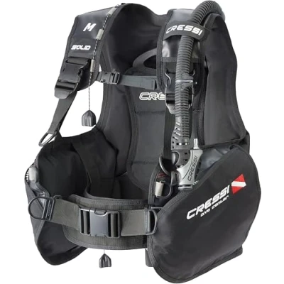 Abbildung von Cressi Solid Dive Center Edition Tauchjackets Gute Tarierung, Schwarz, L