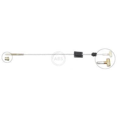 Abbildung von A.B.S. K12001 Handbremsseil 312 Trommelbremse MAZDA: 2 Hatchback, FORD: Puma