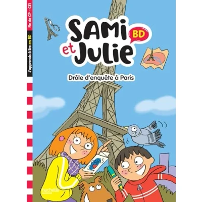 Abbildung von Sami et Julie BD Fin de CP CE1 Drôle d&#039;enquête à Paris