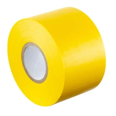 Abbildung von GOCABLETIES Isolierband Gelb 50 mm x 33 m strapazierfähiges, selbstklebendes zum Schutz, Bündeln und Reparieren von Kabeln 1 Rolle