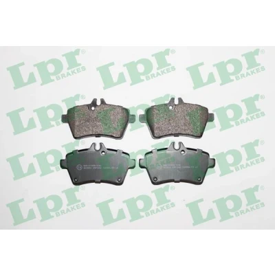 Abbildung von LPR 05P1242 Bremsbelagsatz MERCEDES BENZ: B Class, A Class