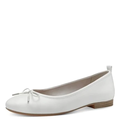 Abbildung von Tamaris Ballerina Damen Elegant weiß,EU 39
