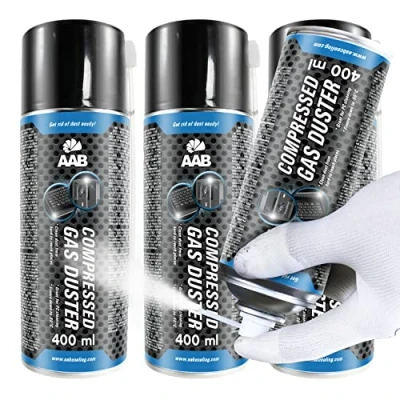 Abbildung von AABCOOLING Kältespray Reiniger 3 x 400ml, Druckluftspray, Icespray für Schnelles Einfrieren, Einfaches Abkühlen von Mechanischen und Elektronik Teilen, Eisspray, Kühlspray, Kühler, 50C