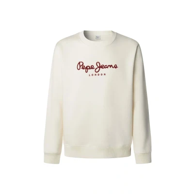 Abbildung von Pepe Jeans Macbeth CREW Sweatshirt, Herren, Größe: Medium, Ivory white
