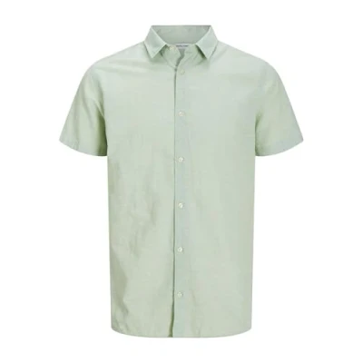 Abbildung von Jack &amp; Jones Jjebreeze Hemd, Herren, Größe: 3XL, Iceberg green