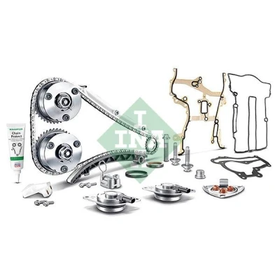 Abbildung von INA 560 0002 10 Steuerkettensatz mit Dichtungen, Zahnrädern Schrauben OPEL: Zafira C Tourer, Astra J Hatchback, Corsa D Hatchback kfzteile,