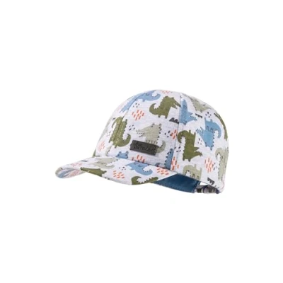 Abbildung von Sterntaler Baseball Cap Krokodile Basecap Jungen Baby Schildkappe für Babys mit UV Schutz 50+ schützende an heißen Sommertagen silber, 45