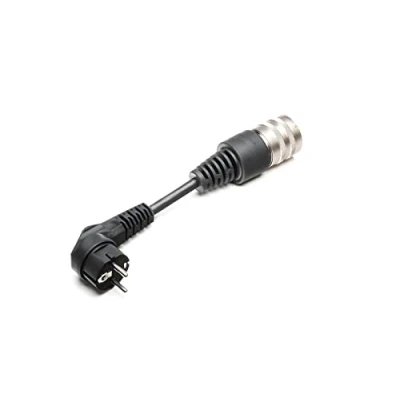 Abbildung von Juice Booster Adapter Haushaltsstecker Schuko (EU) mit Temperaturüberwachung im Stecker
