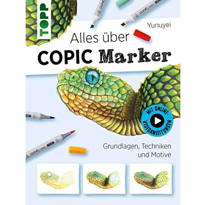 Abbildung von Alles über COPIC Marker: Grundlagen, Techniken und Motive. Mit Online Videos
