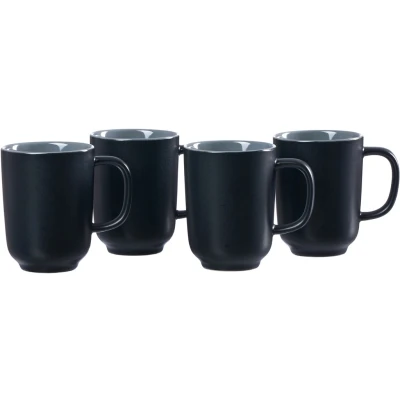 Abbildung von Ritzenhoff &amp; Breker Kaffeebecher Set Jasper, 4 Stück (1er Pack), Schwarz