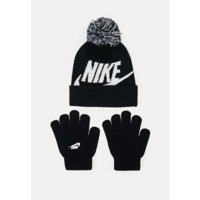 Abbildung von Nike Sportswear POM Beanie Glove SET Fingerhandschuh für Kinder, Größe: 53.5 56, Black