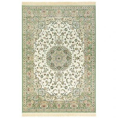 Abbildung von NOURISTAN Teppich »Antik Nain«, rechteckig, 5 mm Höhe, Orientalisch mit Fransen, Orient, Wohnzimmer, Schlafzimmer, Esszimmer