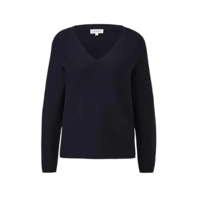Abbildung von s.Oliver Damen 2145636 Pullover, 5959 blau, 34