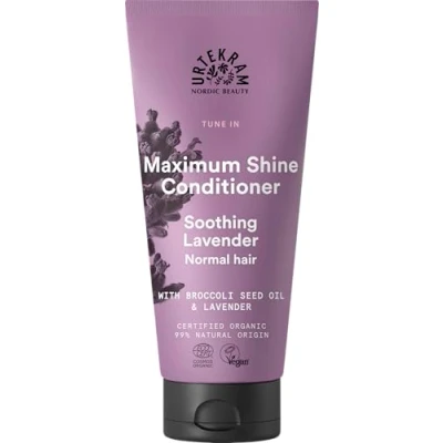 Abbildung von Urtekram Lavender Conditioner Beruhigende Lavendel Spülung Bio Formel für Glanz Feuchtigkeit und gesunde Haarpflege Vegan 180 ml / 6 fl. Oz. (1er Pack)