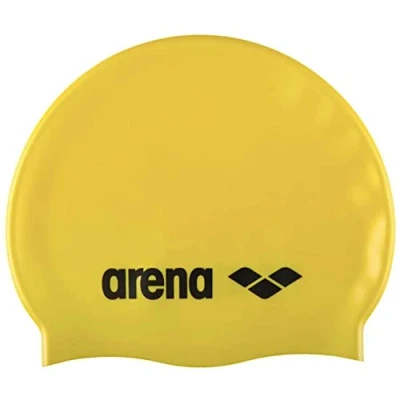 Abbildung von ARENA Unisex Erwachsene Classic Silicone Badekappe, Gelb, Einheitsgröße EU