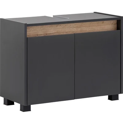 Abbildung von Schildmeyer Waschbeckenunterschrank 148463 Cosmo, 80 x 54,5 33 cm (BxHxT), weiß
