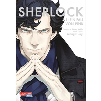 Abbildung von Sherlock 1: Ein Fall von Pink Manga Adaption der TV Serie mit Benedict Cumberbatch als Meisterdetektiv Holmes Für Mystery Fans ab 15 Jahren