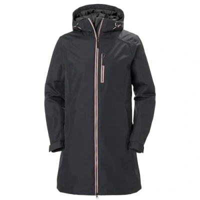 Abbildung von Helly Hansen Damen Jacke Long Belfast Jacke, Ebony, M, 62395