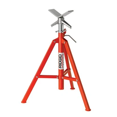 Abbildung von RIDGID 22168 Modell VF 99 einklappbare Rohrstütze mit V Kopf, Rohrkapazität von 8&quot; (300 mm)