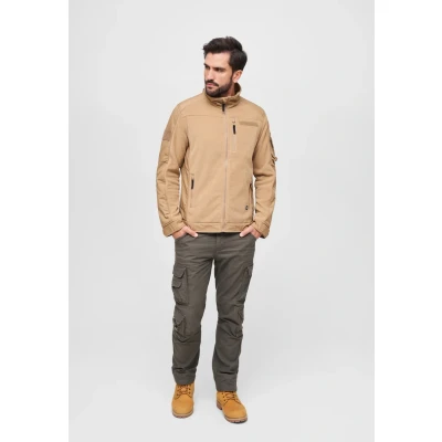Abbildung von Brandit Fleecejacke, Herren, Größe: 4XL, Camel