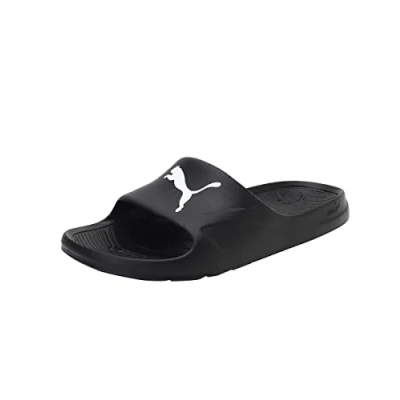 Abbildung von PUMA Unisex Divecat Dusch und Badeschuhe, Black White, 43 EU