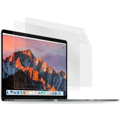 Abbildung von MyGadget Folie [ Klar ] kompatibel mit Apple MacBook Pro 16 Zoll ab 2019 bis 2020 Display Schutz Bildschirm Schutzfolie Clear