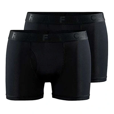 Abbildung von Craft Core Dry 3 Inch Boxer Short 2er Pack Herren Schwarz, Größe L