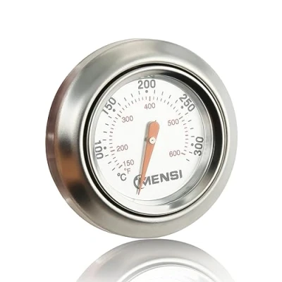 Abbildung von Hicello BBQ Barbecue Ersatzteile Holzkohlegrill Grube Holz Smoker Temperaturanzeige Thermometer für Weber Traveller Grills
