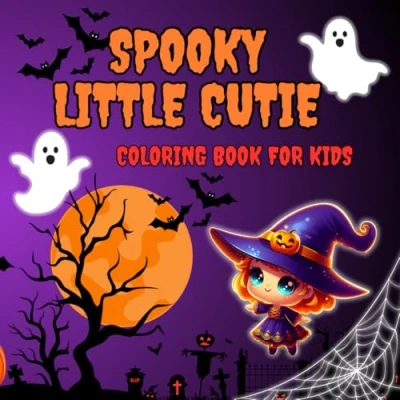Abbildung von Spooky Little Cutie Coloring Book for Kids: 50 Creepy Cute Halloween Illustrations Artists