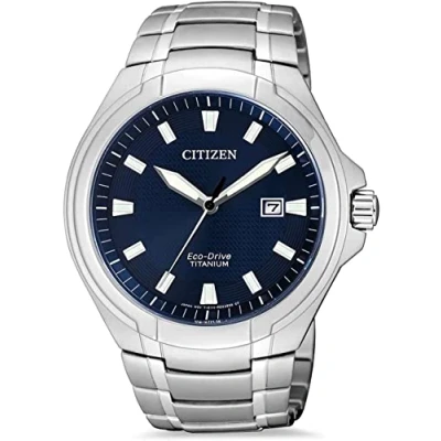 Abbildung von CITIZEN Eco Drive Herren Armbanduhr BM7430 89L, Blau