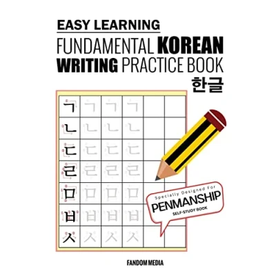 Abbildung von Easy Learning Fundamental Korean Writing Practice Book (Beginner Korean)